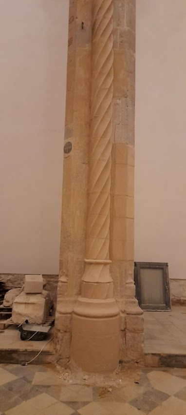 columna de piedra arenisca